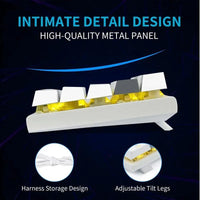 E-Yooso Z-11 RGB 61Keys Hot Swappable Mechanical Keyboard Grey/White (Red Switch)