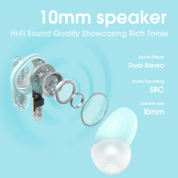 Onikuma T5 Trend Wireless Earphones With Hi-Fi Sound Quality & Noise Reduction