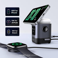UGREEN 2-in-1 Robot Wireless Charger for IPhone + AirPods [W709/45775]
