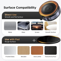 Ugreen Suction Cup Magnetic Phone Mount Black (LP970/75666)