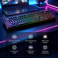 Redragon RM104 Pro Volcano Black+Pink (K526BP-PRO)