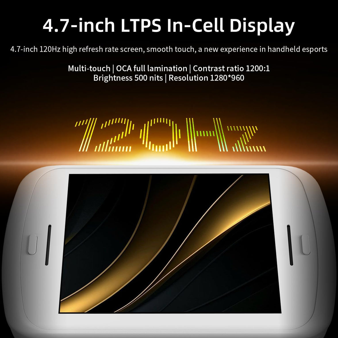 Anbernic RG Slide Portable Retro Handheld Android 13 Game Console 4.7" Unisoc T820 processor Quad-Core