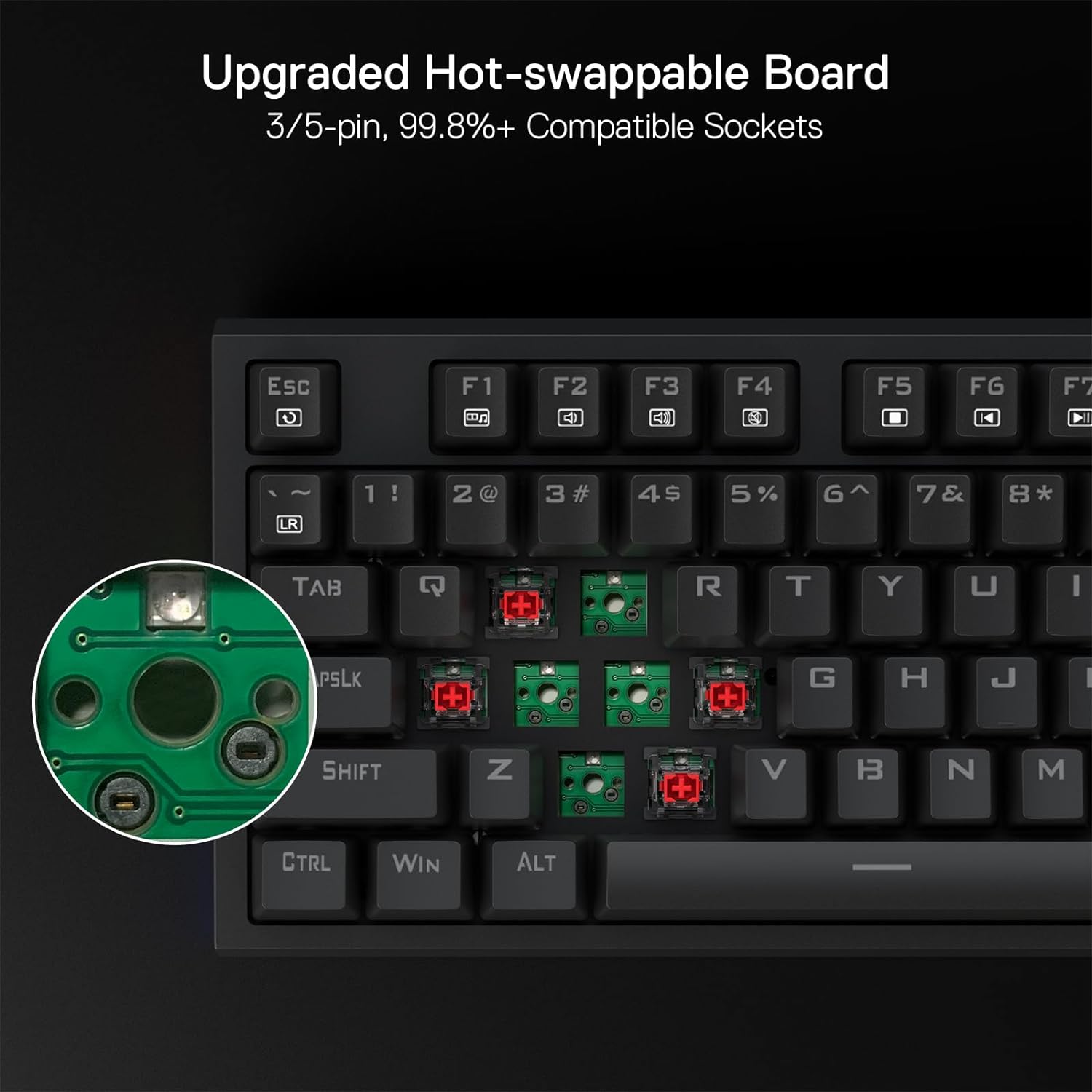 Redragon Argo RGB Keyboard Red Switch (K670-RGB)