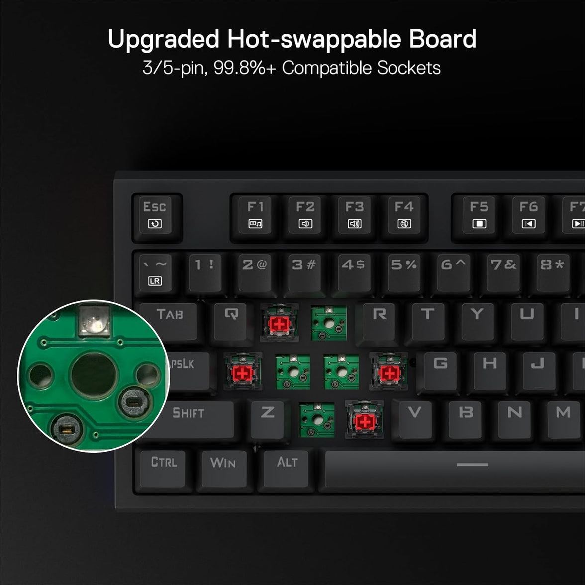 Redragon Argo RGB Keyboard Red Switch (K670-RGB)