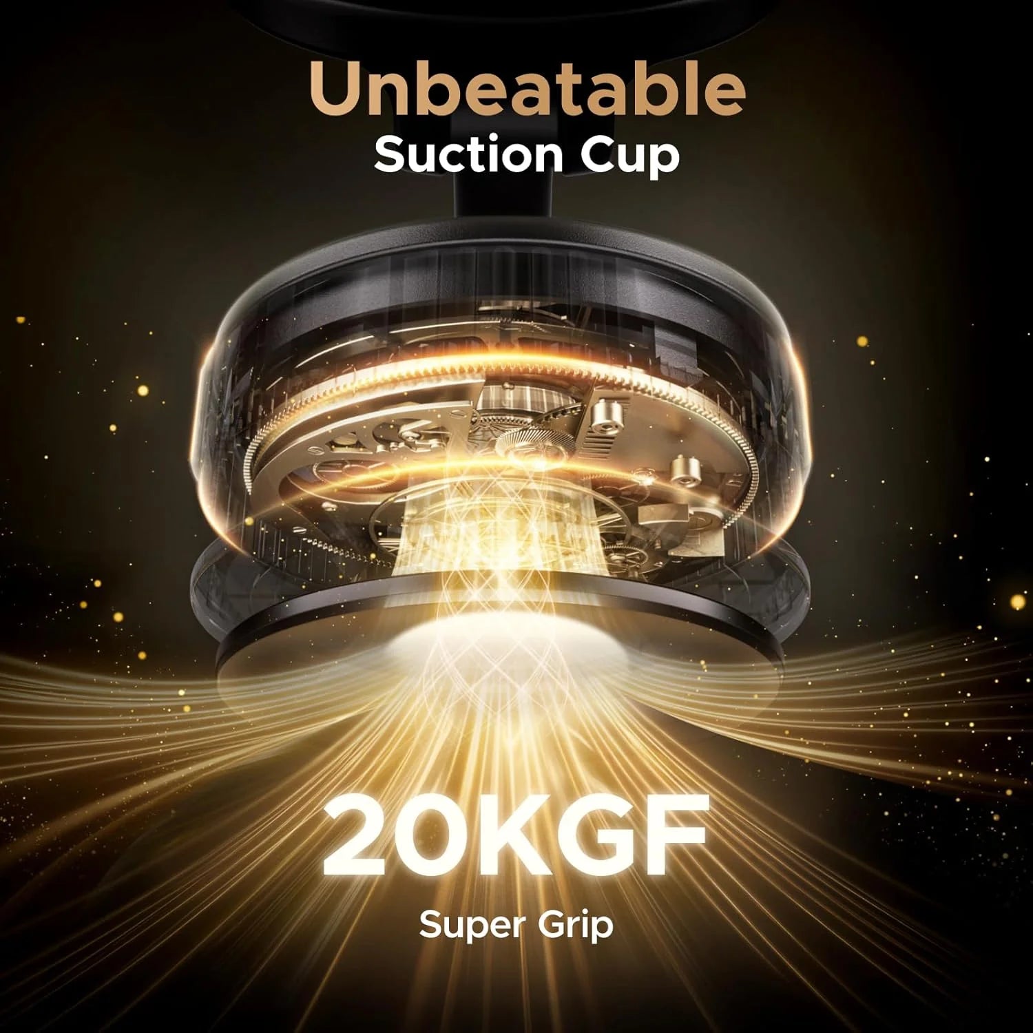 Ugreen Suction Cup Magnetic Phone Mount Black (LP970/75666)