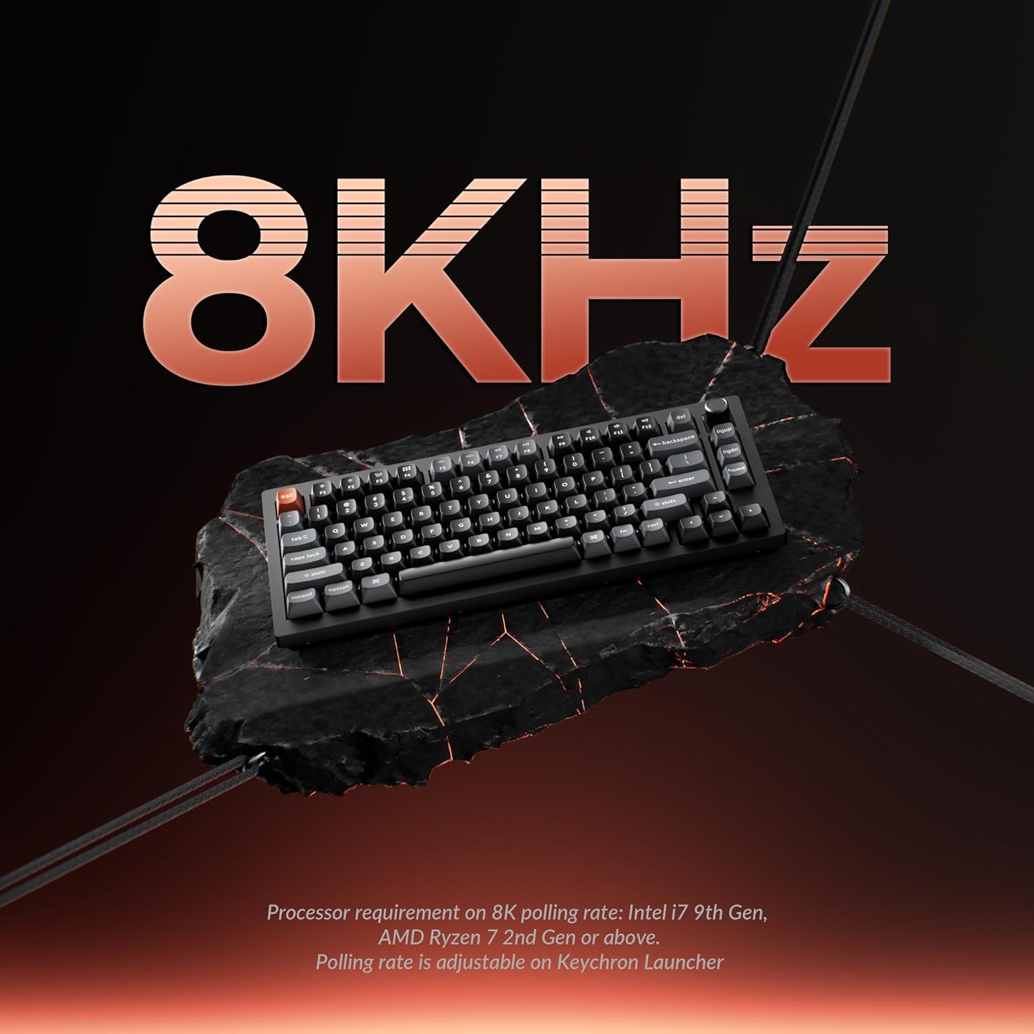 Keychron V1 Ultra 8K Wireless Custom Mechanical Keyboard