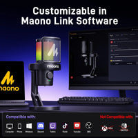 Maono DM40 Pro Wireless Condenser Microphone