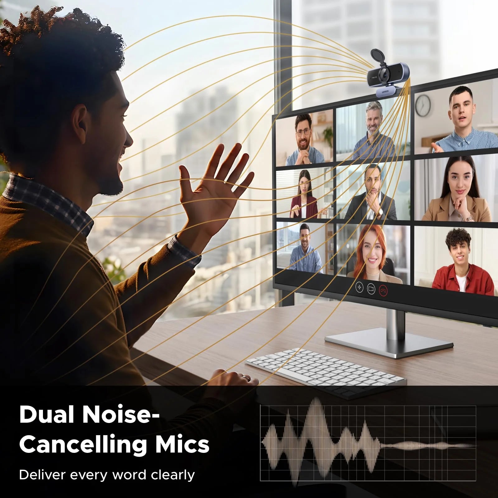 Ugreen 4K 30FPS USB Ultra HD Webcam (CM831/65381)