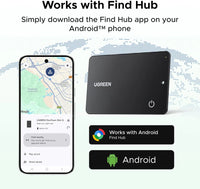 Ugreen Finder Slim Pro for Apple & Google Black (CM915/75644)