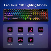 Redragon RM104 Pro Volcano Black+Pink (K526BP-PRO)