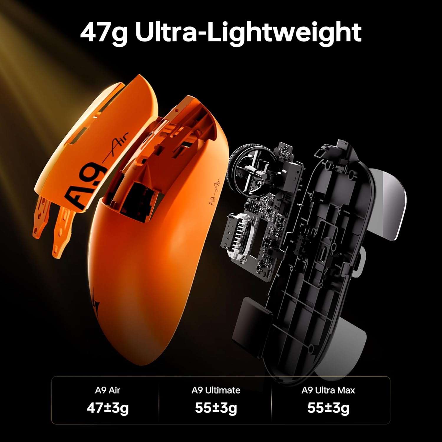 ATK A9 Air Dual Mode Wireless Gaming Mouse