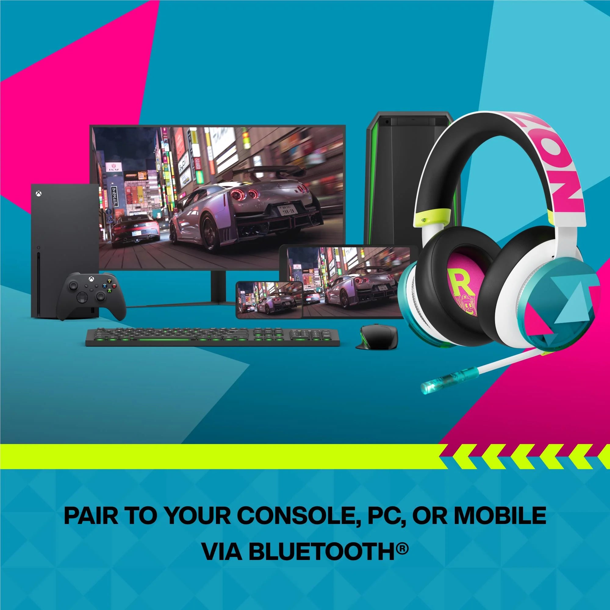 Xbox Wireless Headset Forza Horizon 6 Edition
