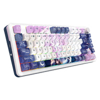 Redragon Cyrus Pro Tri-Mode Gaming Keyboard Violet-White (K681ACG-RGB-PRO)