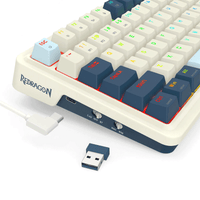 Redragon Eisa Pro RGB Tri Mode 98 Keys Mechanical Keyboard Blue Himmel Red Switch [K686WB-RGB]