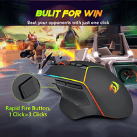 Redragon Axe RGB Wireless Gaming Mouse (M814RGB-PRO)