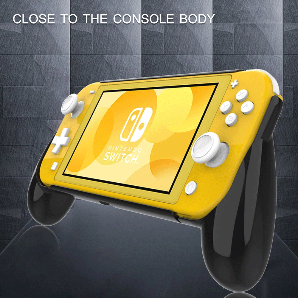 JYS Protective Case Handle grip for Nintendo Switch Lite [Black] [SL04]