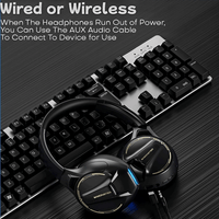 Monster XKH03 Wireless Gaming Headset With Mic Hi-Fi Sound Deep Bass