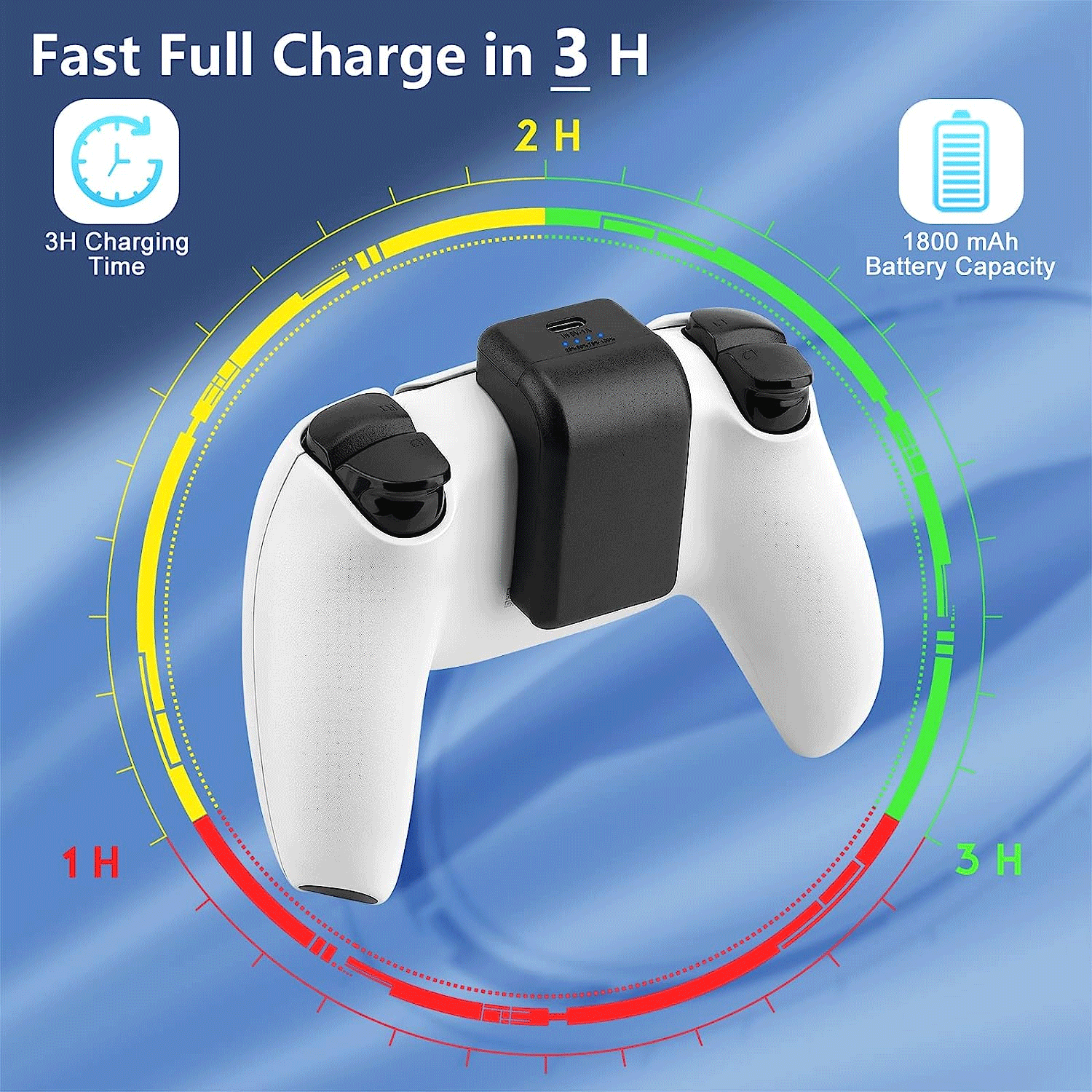 JYS Rechargeable Battery Pack for PS5 Controller