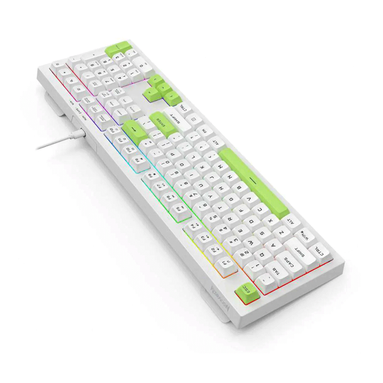Redragon (K518-RGB-C) CRUX 108 Key Wired RGB Membrane Gaming Keyboard