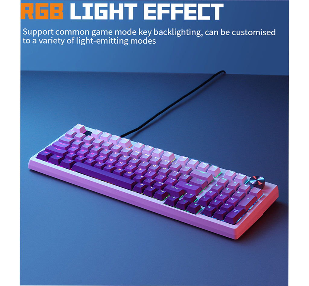 Darmoshark Top98 RGB Wired Gaming Keyboard
