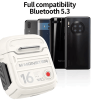 MONSTER Airmars XKT16 True Wireless Gaming Earphones (Beige)