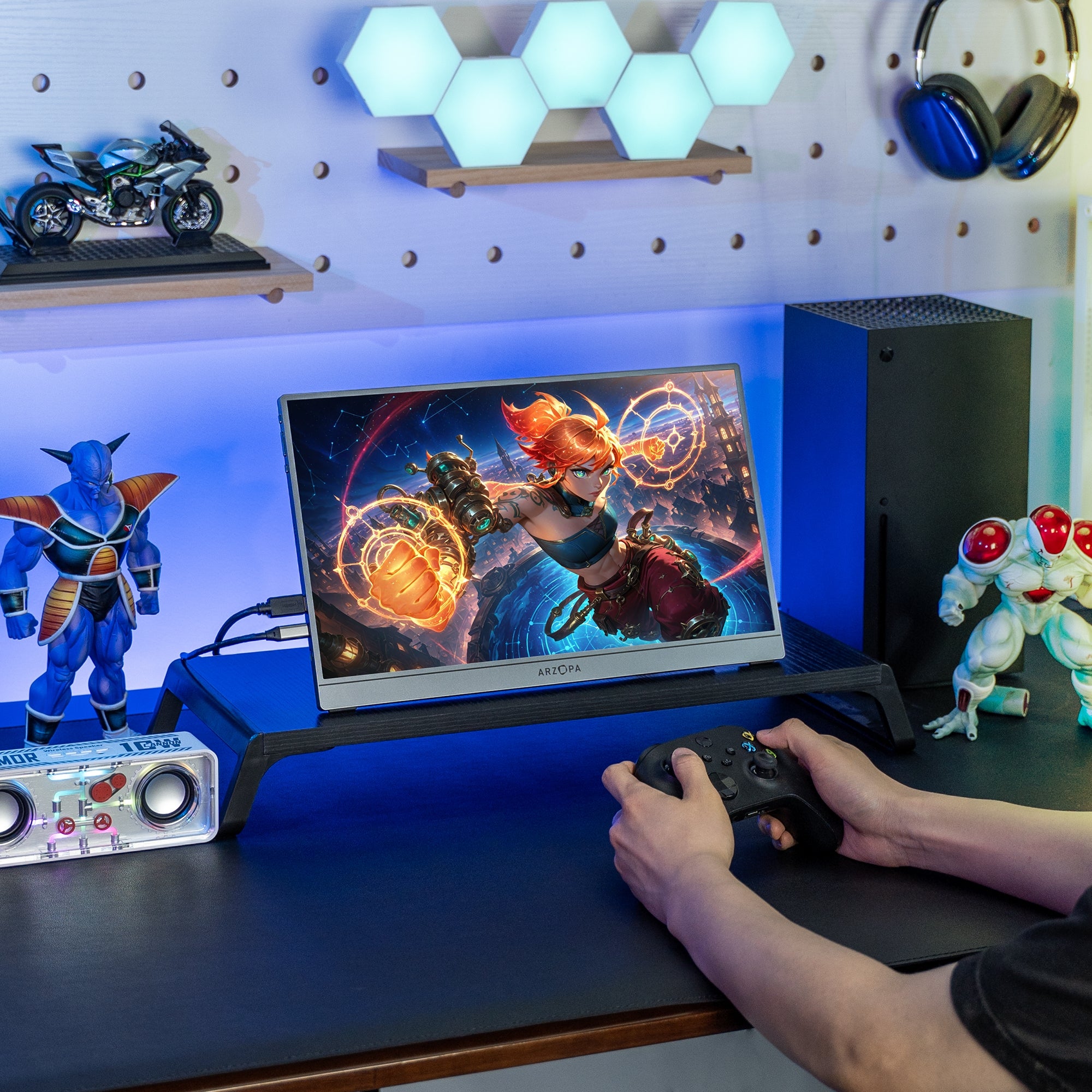 [PRE-ORDER] ARZOPA Z1FC 15.6" FHD Portable Monitor (Grey)