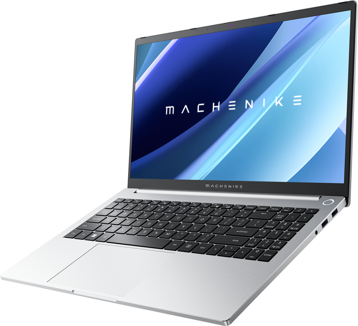 Machenike MC15N 15.6" FHD Notebook AMD Ryzen 5 - 5500H 16GB RAM /512GB SSD AMD Radeon Graphics Win11 Pro Silver