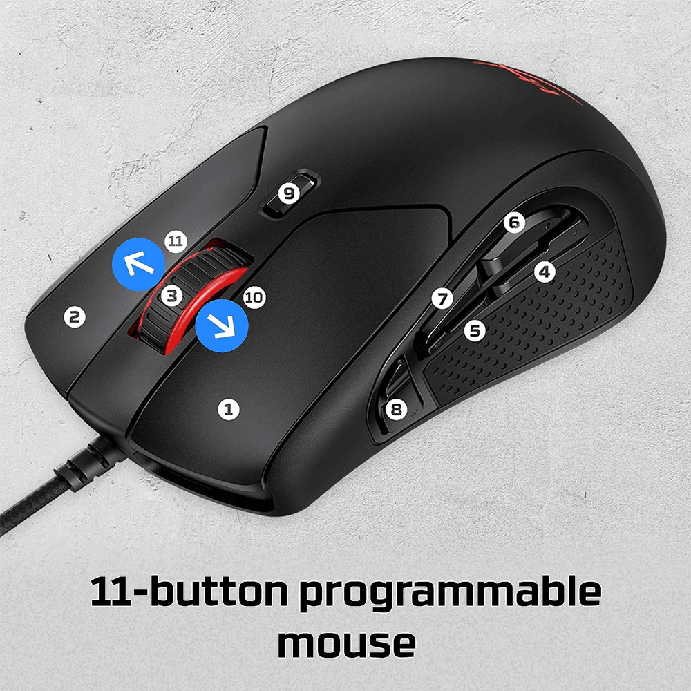 HyperX Pulsefire Raid Gaming Mouse 4P5QAA