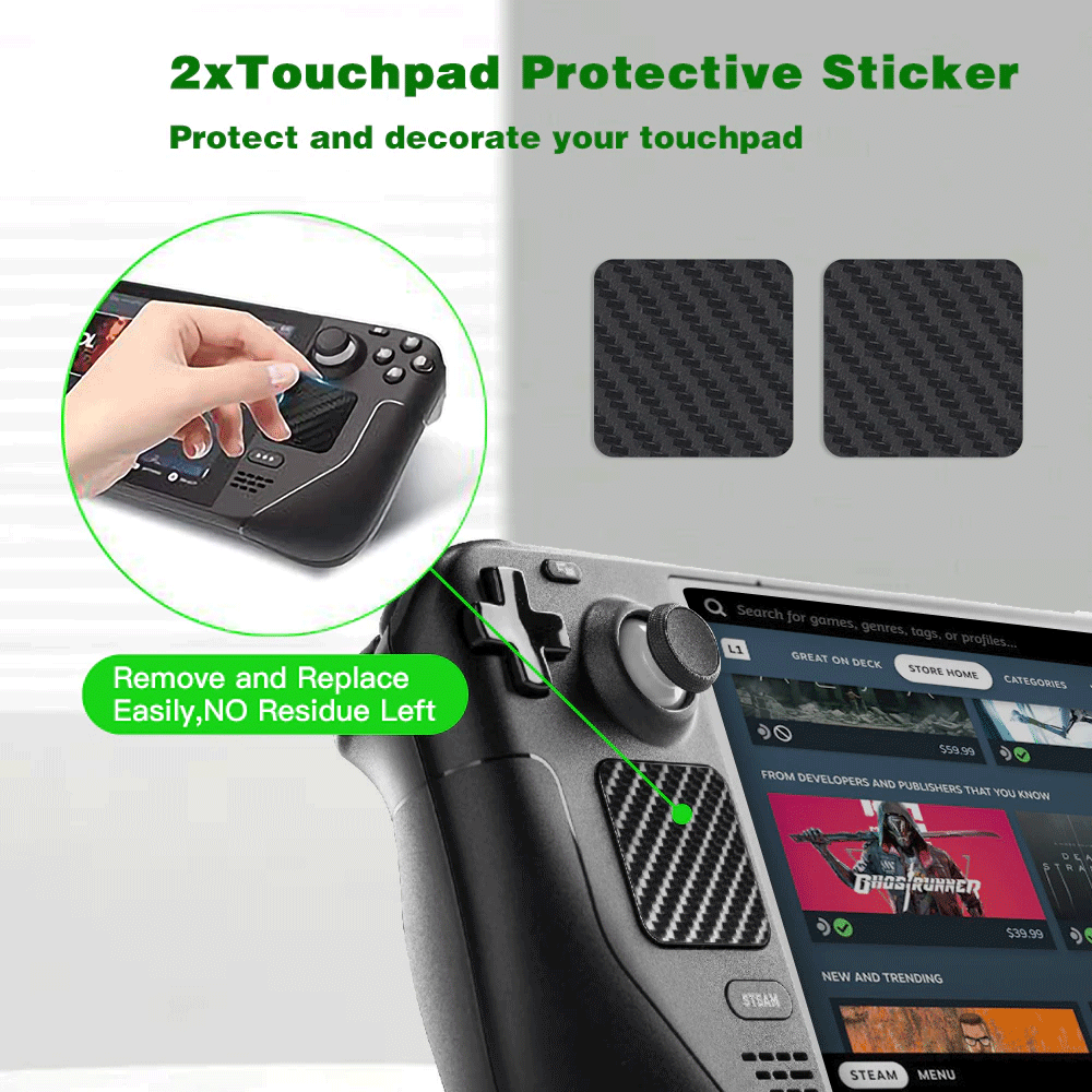 JYS Thumb grip and Protective sticker for Steam Deck [SD005]