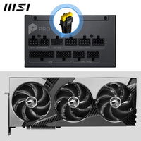MSI PRO A1000PL PCIE5 1000W 80+ Platinum PSU