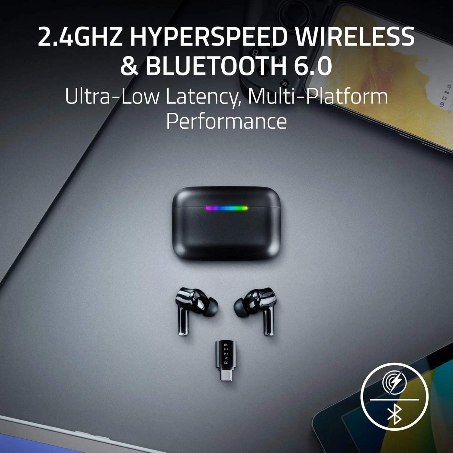 Razer Hammerhead V3 HyperSpeed Wireless Gaming Earbuds
