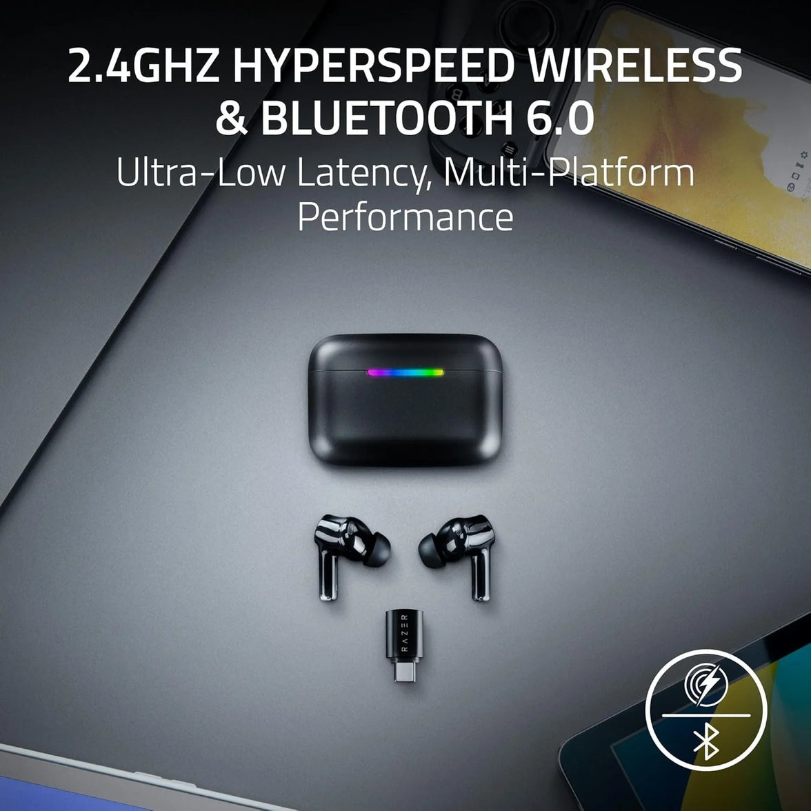 Razer Hammerhead V3 HyperSpeed Wireless Gaming Earbuds