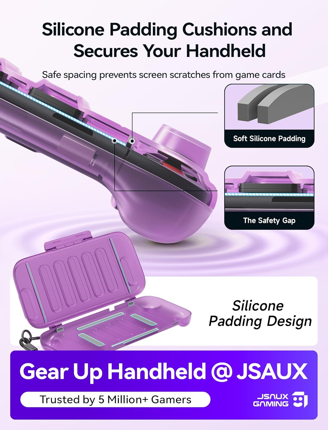 JSAUX Shock-Absorbent Storage Case For Nintendo Switch 2 PC0116