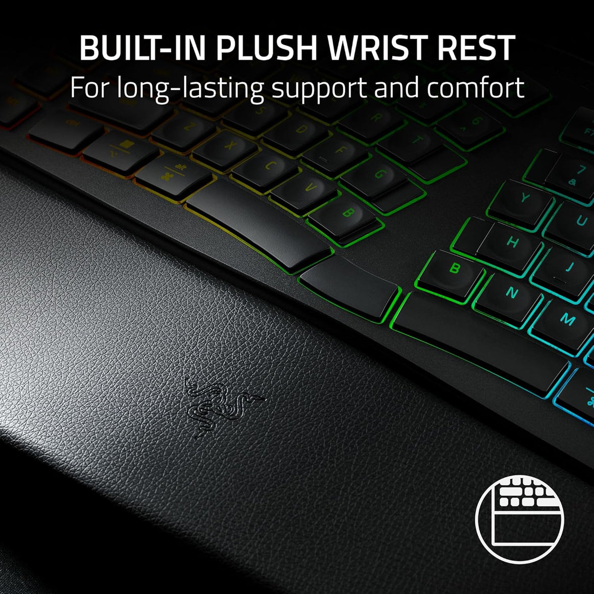Razer Pro Type Ergo Wireless Split Ergonomic RGB Keyboard