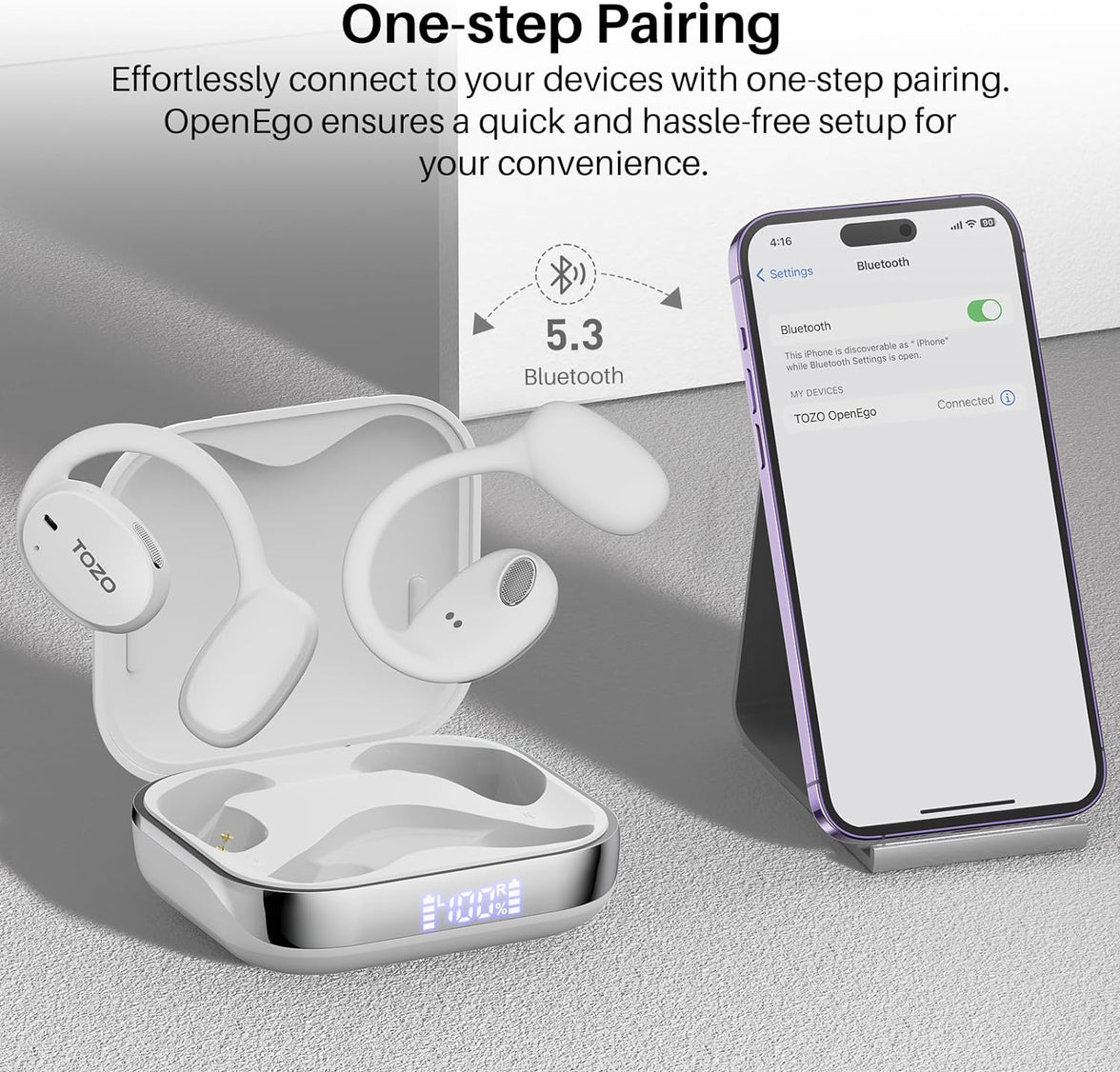 TOZO TWS Earbuds OpenEgo