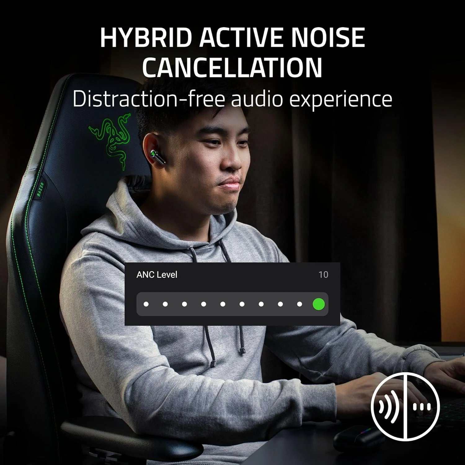 Razer Hammerhead V3 HyperSpeed Wireless Gaming Earbuds