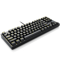 E-Yooso Z-87 87 Keys Single Light Mechanical Gaming Keyboard Black [Red Switch]