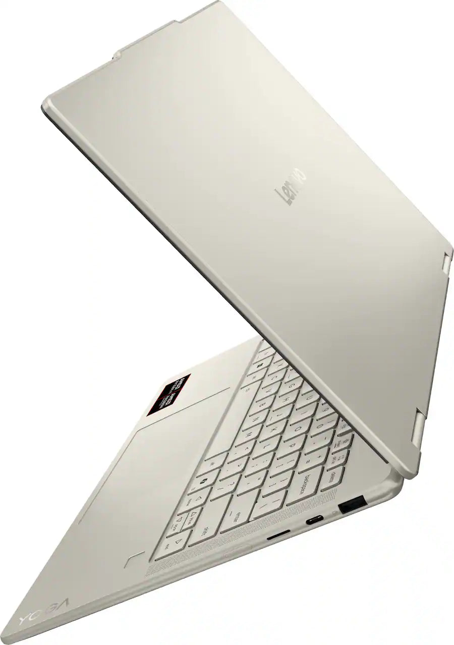 Lenovo Yoga 7a 14" 2K OLED Touch 2-in-1 Copilot+ PC AMD Ryzen AI 5 430 16GB LPDDR5X RAM / 512GB SSD AMD Radeon 840M Graphics Win 11 Home Seashell 83TD0000US