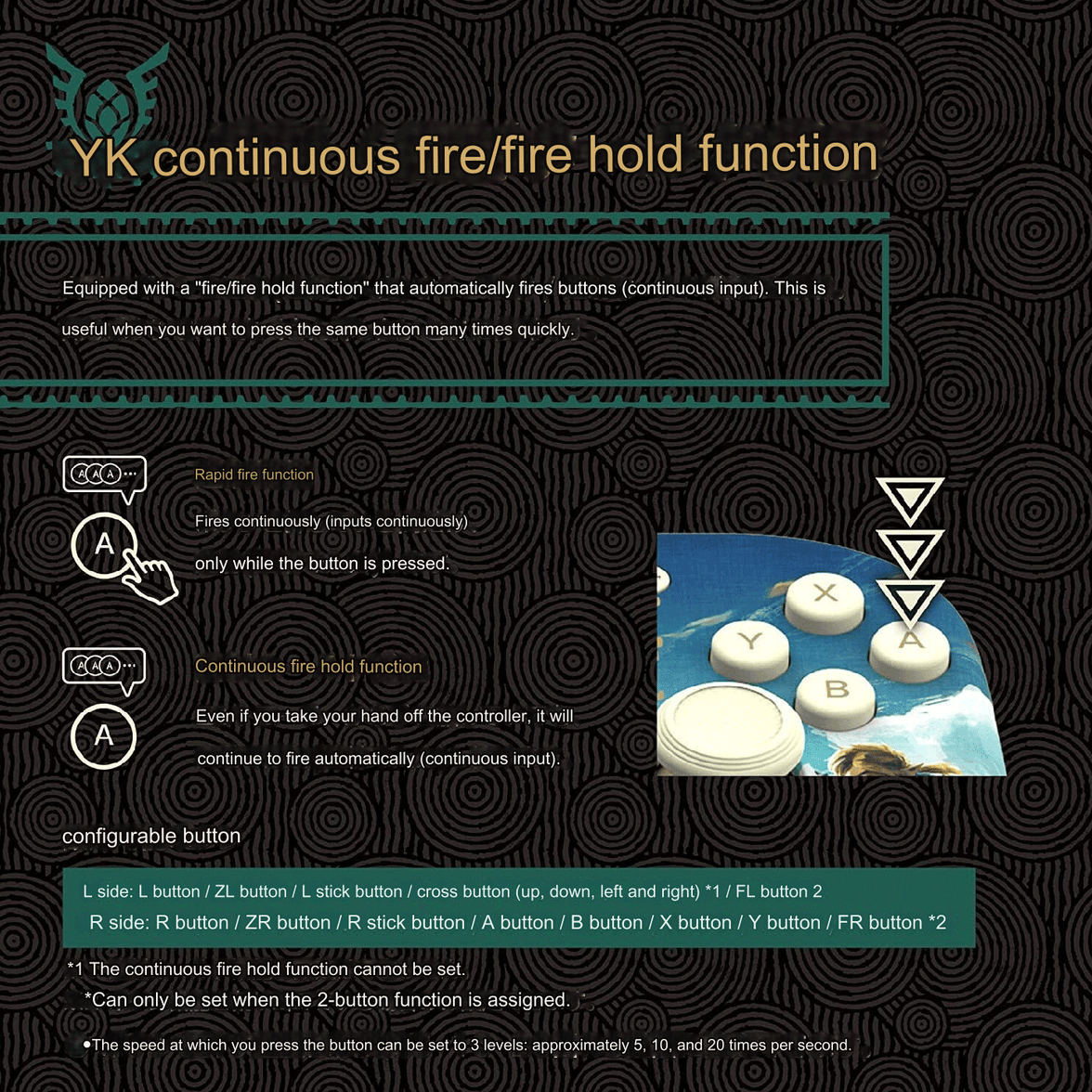 Hori Split Pad Controller The Legend Of Zelda Tears Of The Kingdom for Switch V2/OLED NSW-433A