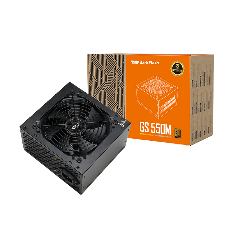 DarkFlash GS550 80+ Bronze Full Modular 550W PSU (Black)