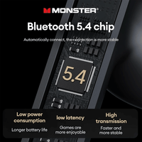 Monster XKT20 Bluetooth Earphone HIFI Sound Quality Smart Touch