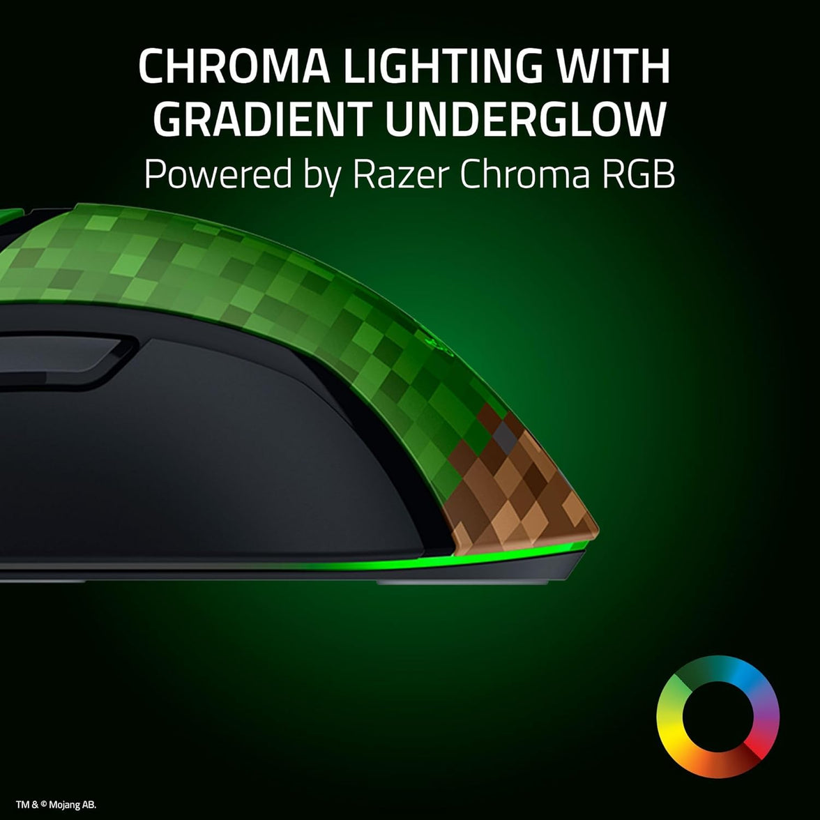 Razer Cobra Customizable Gaming Mouse - Minecraft Edition