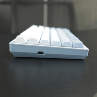 E-Yooso Z-94 Tri-Mode RGB 94 Keys Hot Swappable Mechanical Keyboard Gradiant Blue Linear White Switch