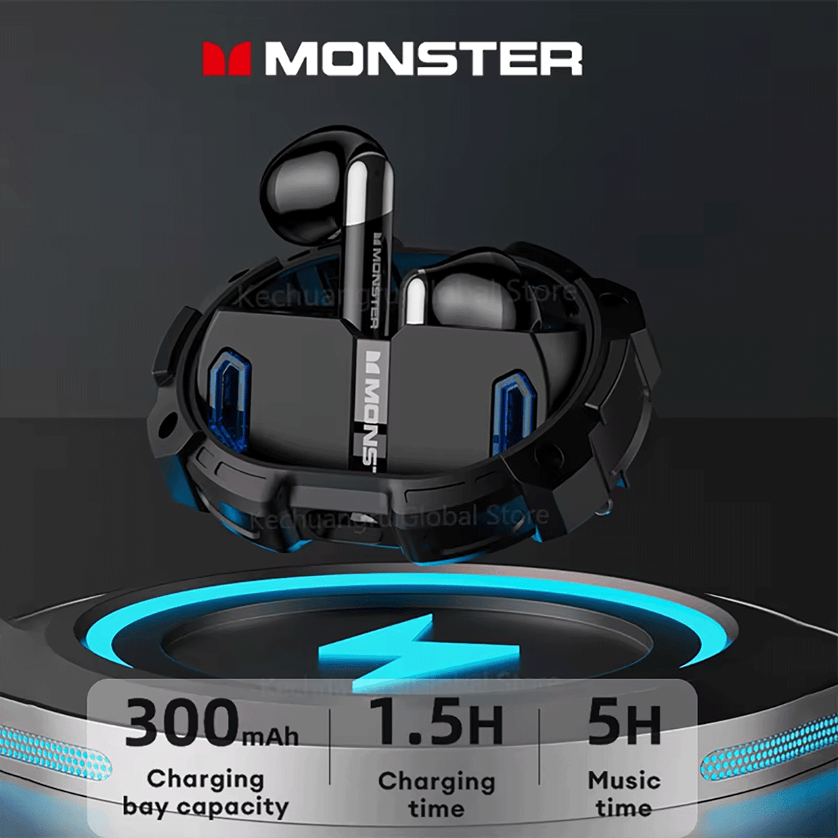 Monster Airmars XKT10 PRO TWS Earphones Wireless Bluetooth with Mic HiFi