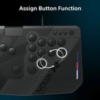 Hori Nolva Reactor Mechanical All-Button Arcade Controller for PS5/PS4/PC (SPF-050A)