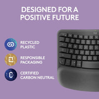 Logitech Wave Keys Ergonomic Wireless Keyboard