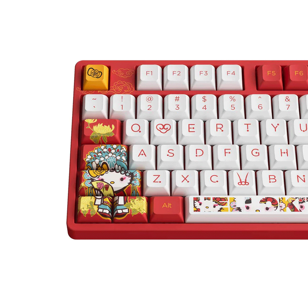 Akko Hello Kitty 5108S Peking Opera A RGB Wired Hot Swappable Mechanical Keyboard