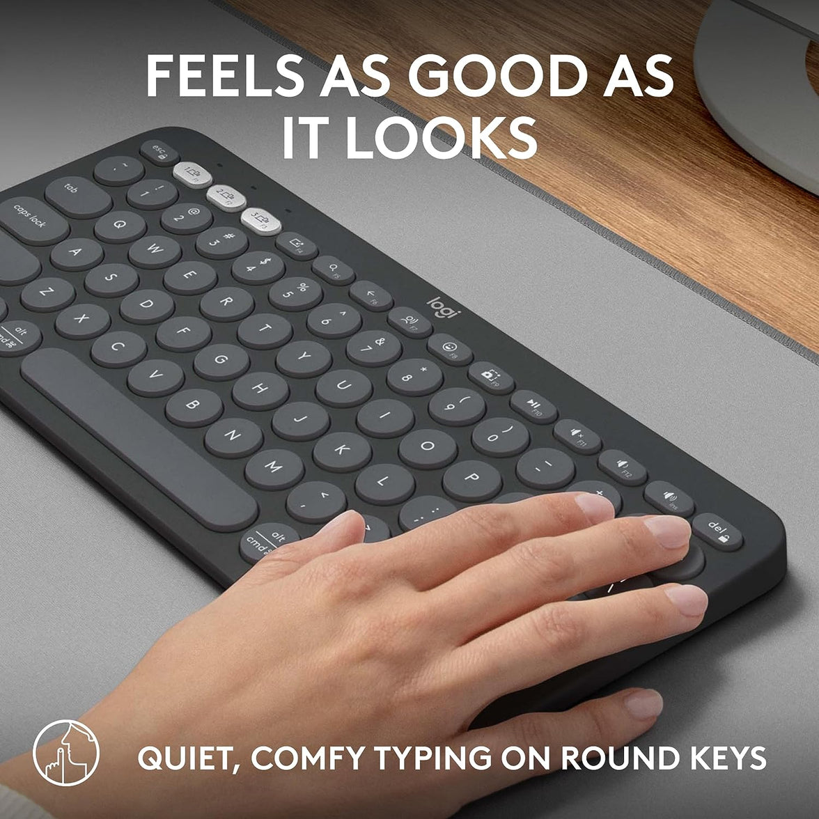 Logitech K380S Pebble Keys 2 Keyboard Tonal