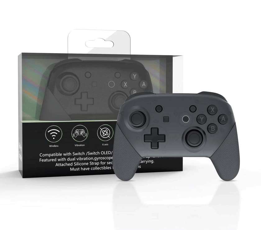 JYS Wireless Mini Pro Controller for Nintendo Switch [Classic Black]