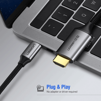 UGREEN USB-C To HDMI Cable 1.5M (Gray Black) [MM142/50570]